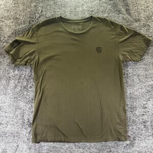 Shield Republic Logo Tee Men's XL Green